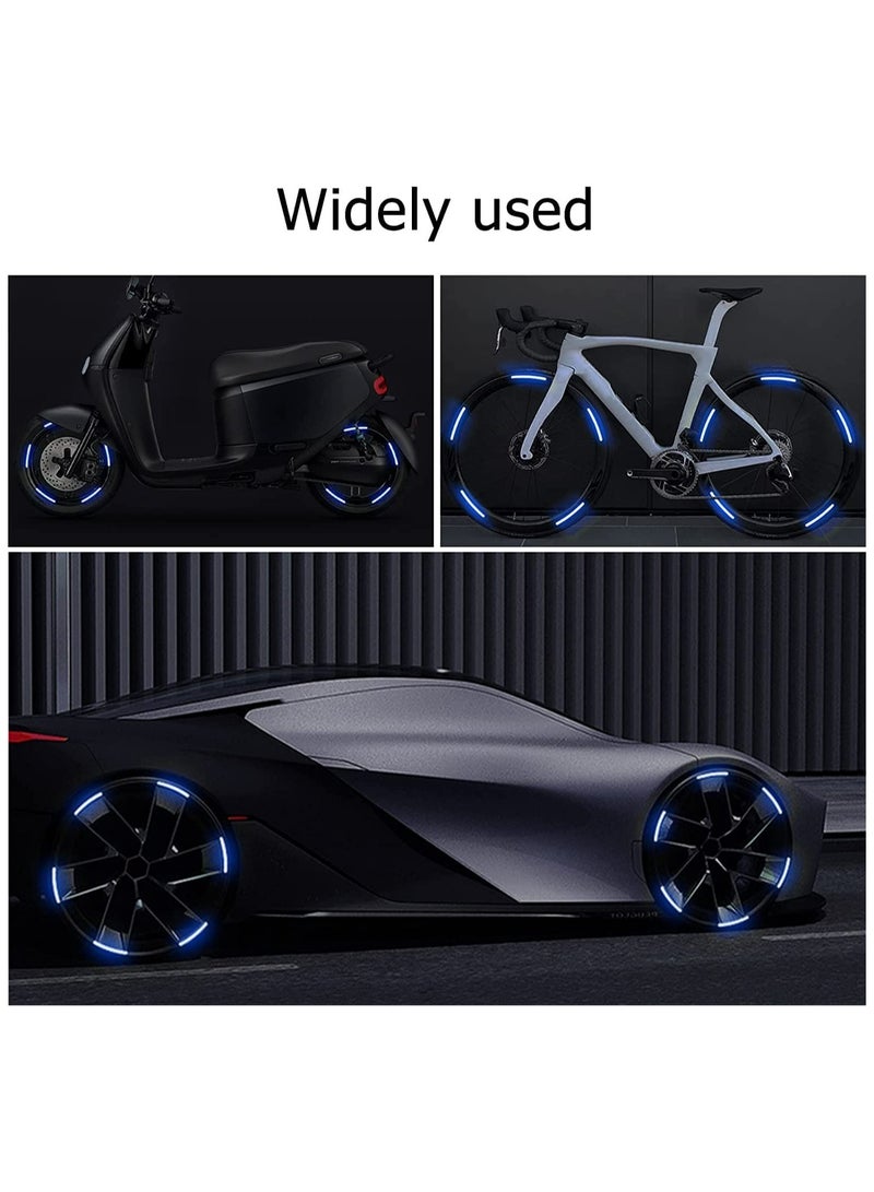 Reflective Wheel Rim Stickers, 20pcs Night Safety Warning Decals, Anti-Scratch Reflective Stickers for Cars and Motorcycles, Universal Decorative Stickers for Vehicles and Trucks - Image 5
