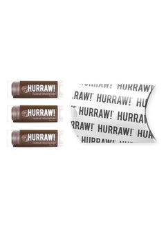 Hurraw! Hazelnut Tinted Lip Balm 3 Pack: (Sheer Brown Tint) Organic Certified Vegan Cruelty and Gluten Free NonGMO 100% Natural Ingredients Bee Shea Soy and Palm Free Made in USA  - Image 3