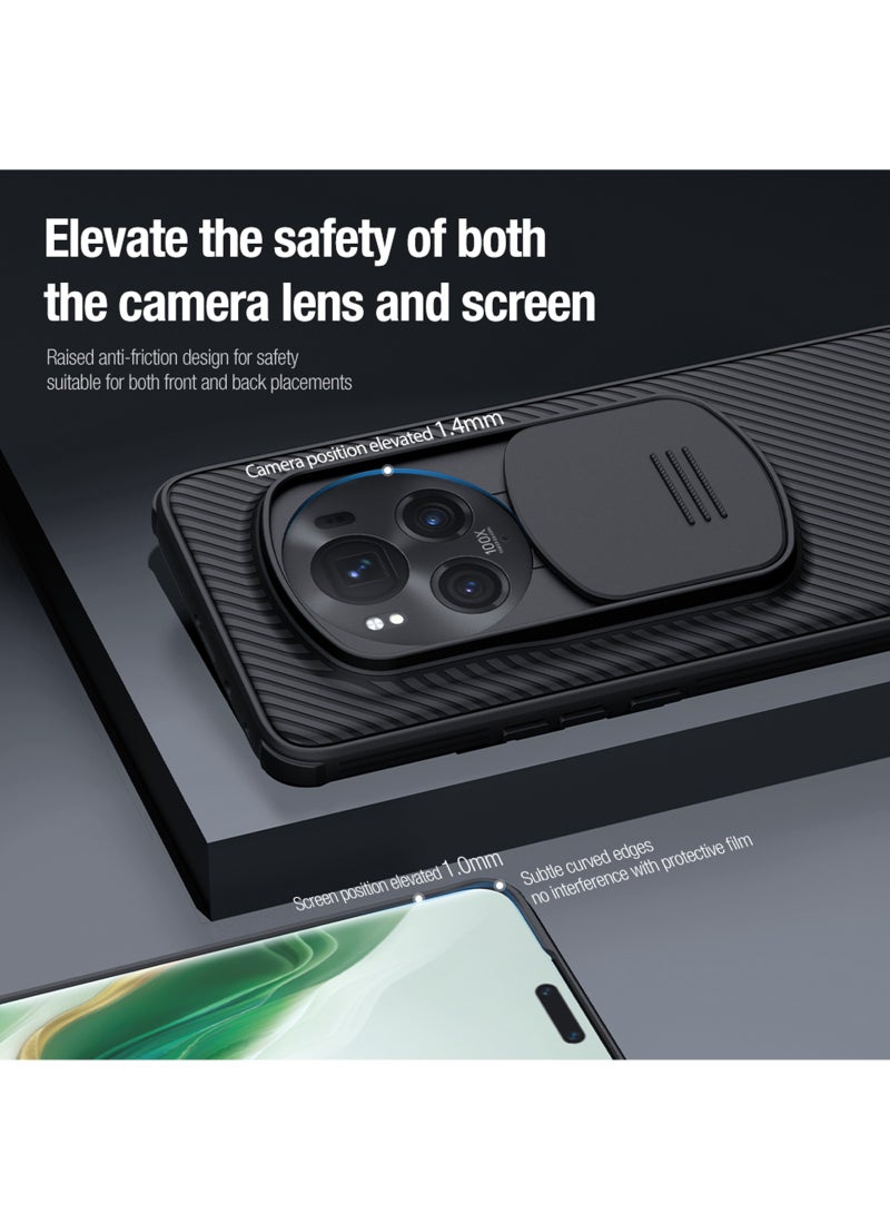 Nillkin For Honor Magic 6 Pro Case TPU Shockproof Airbag Bumper, Camera Lens Protection Slide Cover Phone Case, Anti-Fingerprint Slim Fit Mobile Back Cover - Image 3