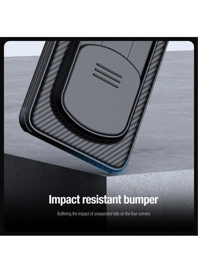 Nillkin For Honor Magic 6 Pro Case TPU Shockproof Airbag Bumper, Camera Lens Protection Slide Cover Phone Case, Anti-Fingerprint Slim Fit Mobile Back Cover - Image 5