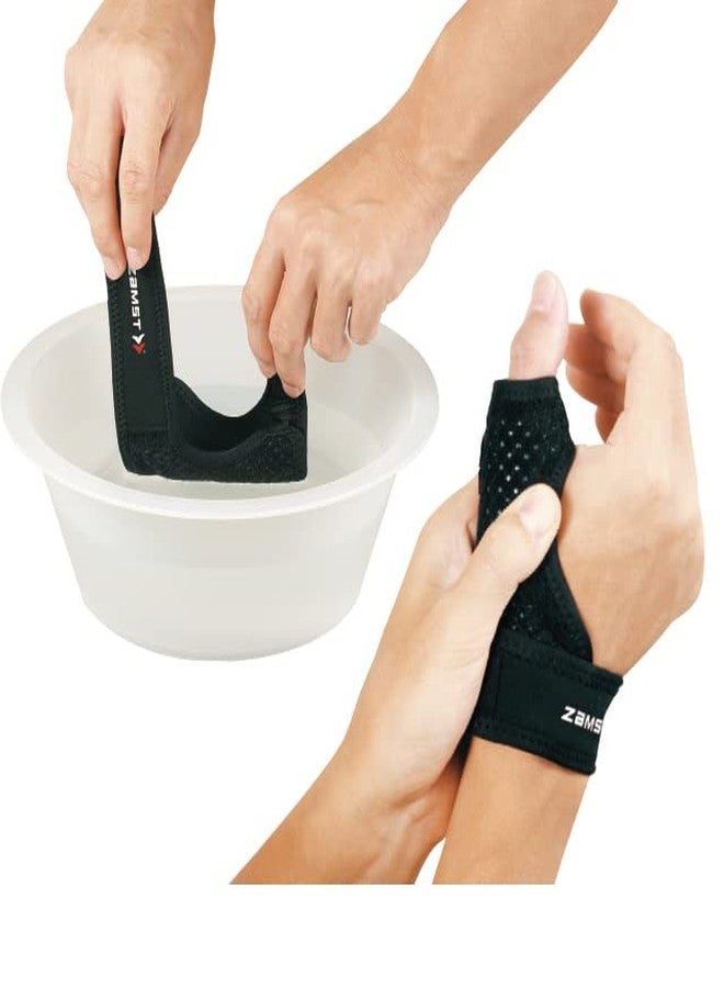 Zamst Thumb Guard - Sports Thumb Spica Splint for Men and Women, Catchers Thumb Guard for Injury and Sprain, Compression Support Brace - For Left and Right Hand - Small - Image 4