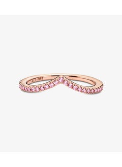 PANDORA Pandora Timeless Wish Sparkling Pink Ring, Size 50  - Image 2