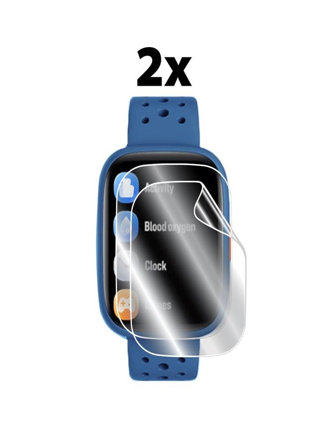 IPG for BIGGERFIVE Brave 2 Kids Smartwatch Hydrogel Screen Protector (2 Units) Invisible HD Clear Film Anti Scratch Guard-Smooth/Self-Healing/Bubble Free for Brave2 - Image 2