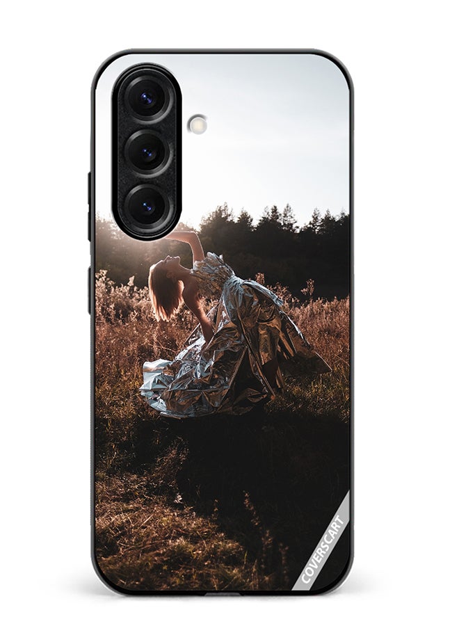 VR CREATIVE Protective Case Cover For Samsung Galaxy S25 Plus Girl Dance Pose Design Multicolour