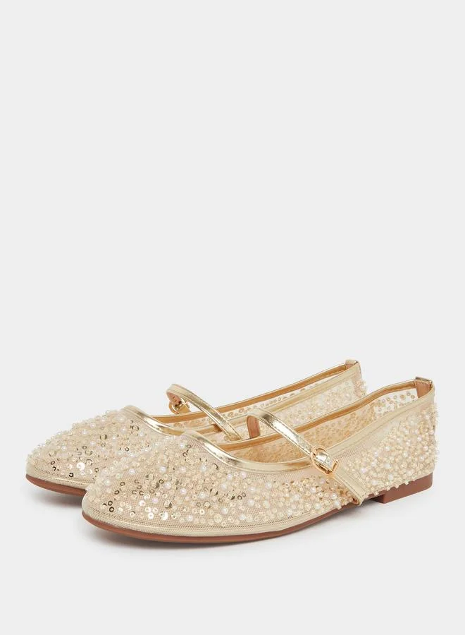 ستايلي حذاء باليرينا فلات بترتر