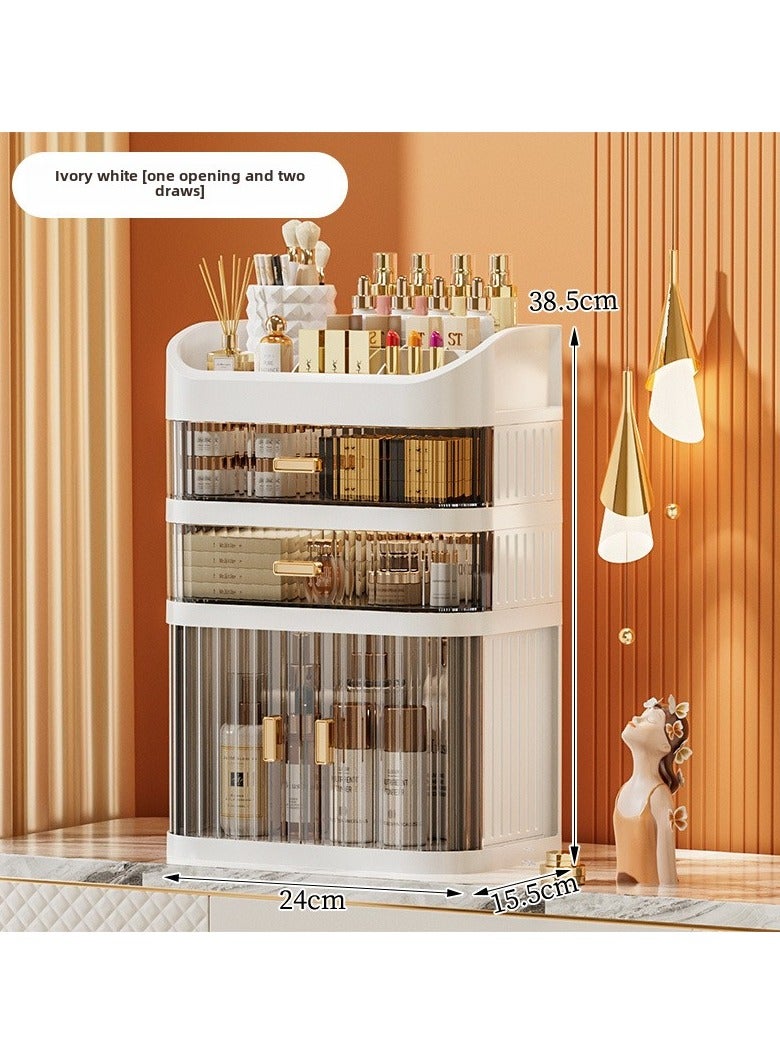 ORiTi Makeup Organizer For Large Countertop Organizer With Drawers, Cosmetics Storage For Skin Care, Brushes,Eyeshadow,Lotions,Lipstick,Nail Polish,Great For Dresser - Image 4