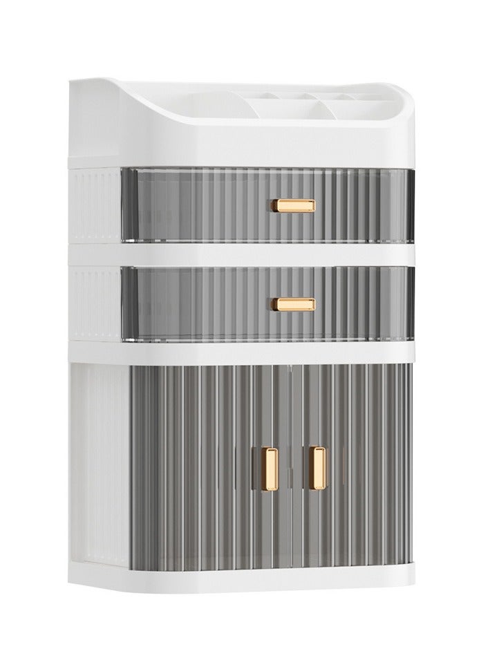 ORiTi Makeup Organizer For Large Countertop Organizer With Drawers, Cosmetics Storage For Skin Care, Brushes,Eyeshadow,Lotions,Lipstick,Nail Polish,Great For Dresser - Image 5