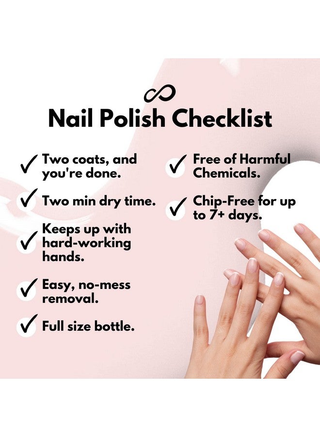 ETERNAL White French Nail Polish Set (Et Voila) Clear Nail Polish Set For Girls Lasting & Quick Dry Pastel Nail Polish Set For Women For Home Diy Mani Pedi Made In Usa 13.5Ml (Set Of 5) - Image 5