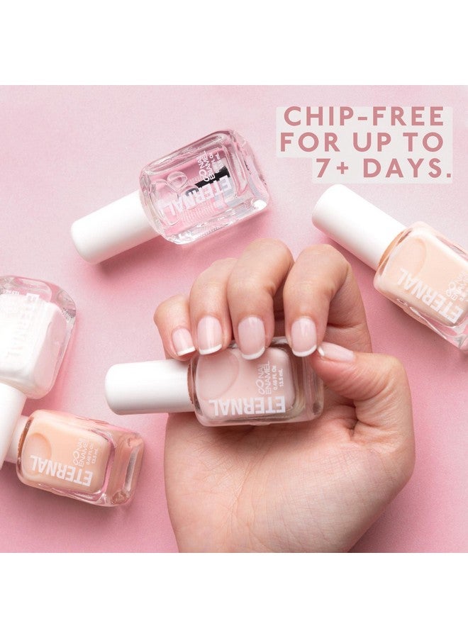 ETERNAL White French Nail Polish Set (Et Voila) Clear Nail Polish Set For Girls Lasting & Quick Dry Pastel Nail Polish Set For Women For Home Diy Mani Pedi Made In Usa 13.5Ml (Set Of 5) - Image 4