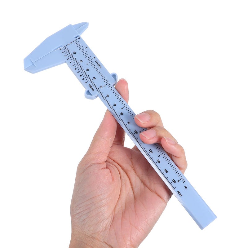 4 Plastic Vernier Calipers 0 150mm Measurement Tool with Sliding Gauge for Students Lab Educational Use - Image 5
