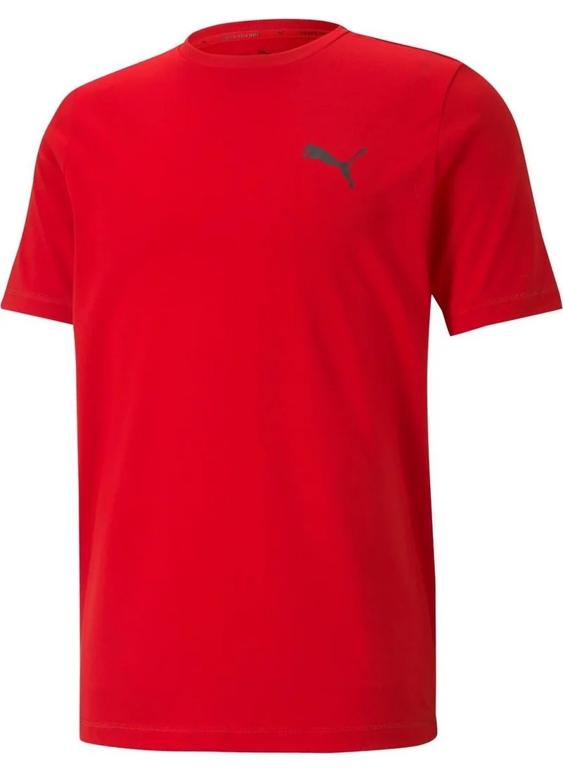 بوما Active Small Logo Tee Men's Red T-Shirt 58672511