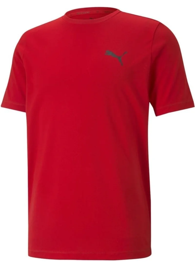 بوما Active Small Logo Tee Men's Red T-Shirt 58672511
