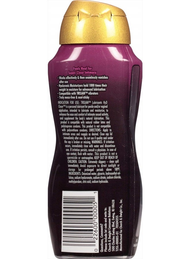 Trojan Lubricants Water Based H2O Closer Personal Lubricant, 5.5 oz.  - Image 2