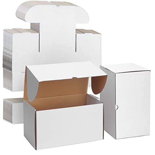 WIFTREY 11x6x6 Shipping Boxes for Small Business 20 PACK, White Corrugated Cardboard Mailer Boxes for Packing Mailing - Image 1