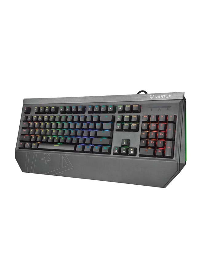 VERTUX Tantalum Gaming Keyboard with Outemu Blue Switches & All keys Antighosting- wired - Image 2