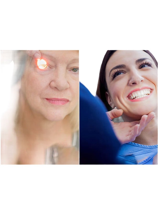 SHENYU Medical Flashlight With Pupillary Pen, For Doctors, Oral, Ear, Nose And Throat Examination, Rechargeable, Portable, Yellow And White Dual Light - Image 1