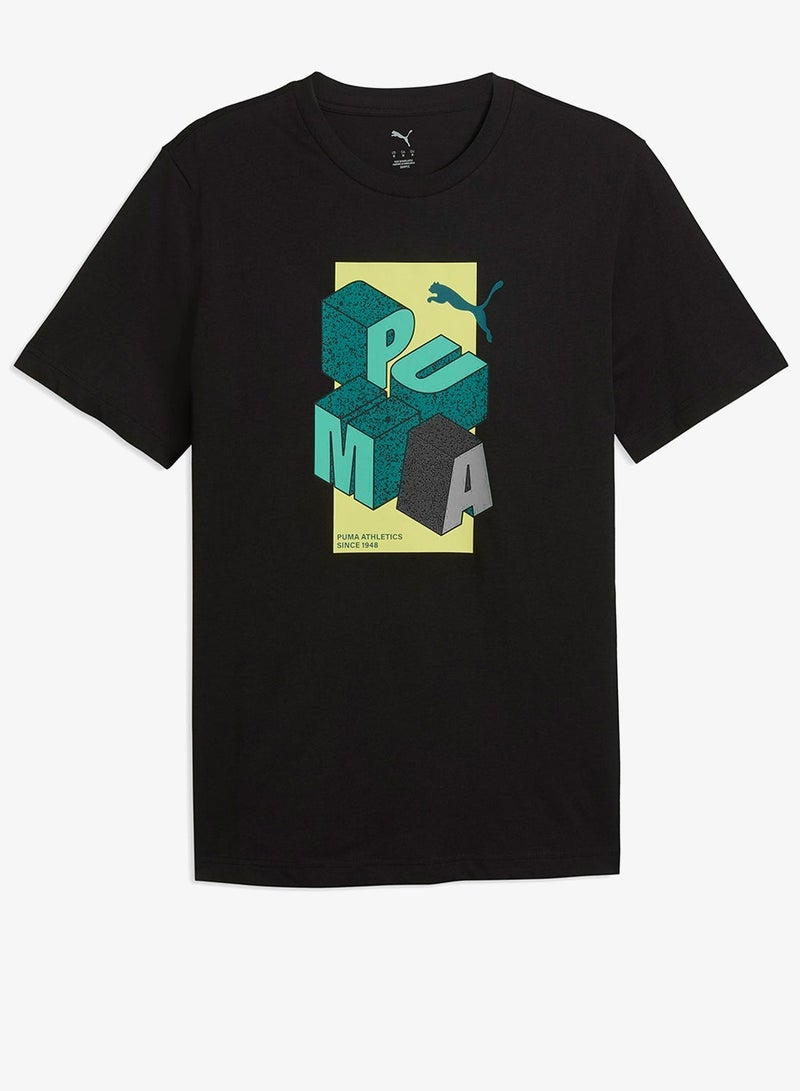 PUMA Graphic Logo T-Shirt - Image 4