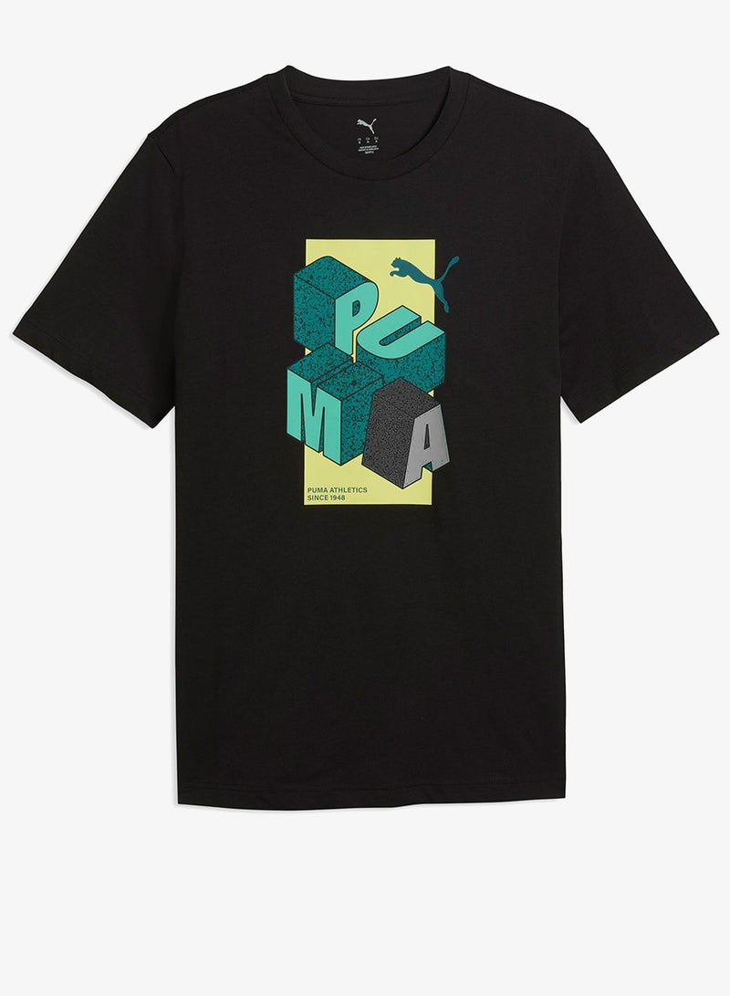 PUMA Graphic Logo T-Shirt - Image 4