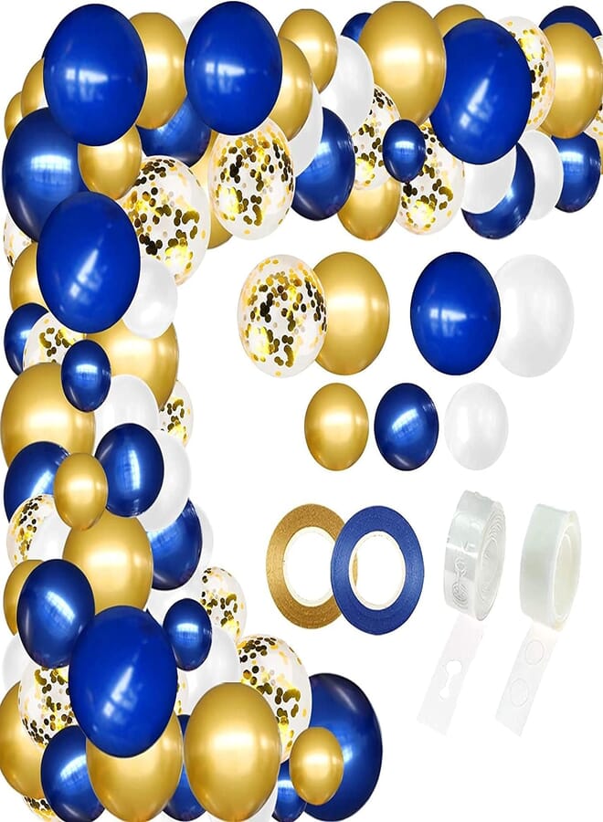 Secret Navy Blue Balloon Garland Kit 146pcs, Navy Royal