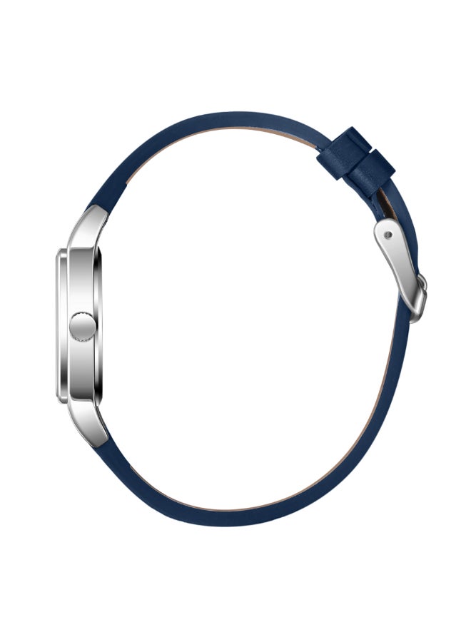 سلازنجر ساعة يد نسائية جلدية بعقارب - Image 3