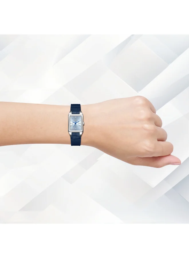 Slazenger blue Women's Leather Analog Watch SL.9.2525.3.07 - 23x39,1 mm for Women | Best Price UAE