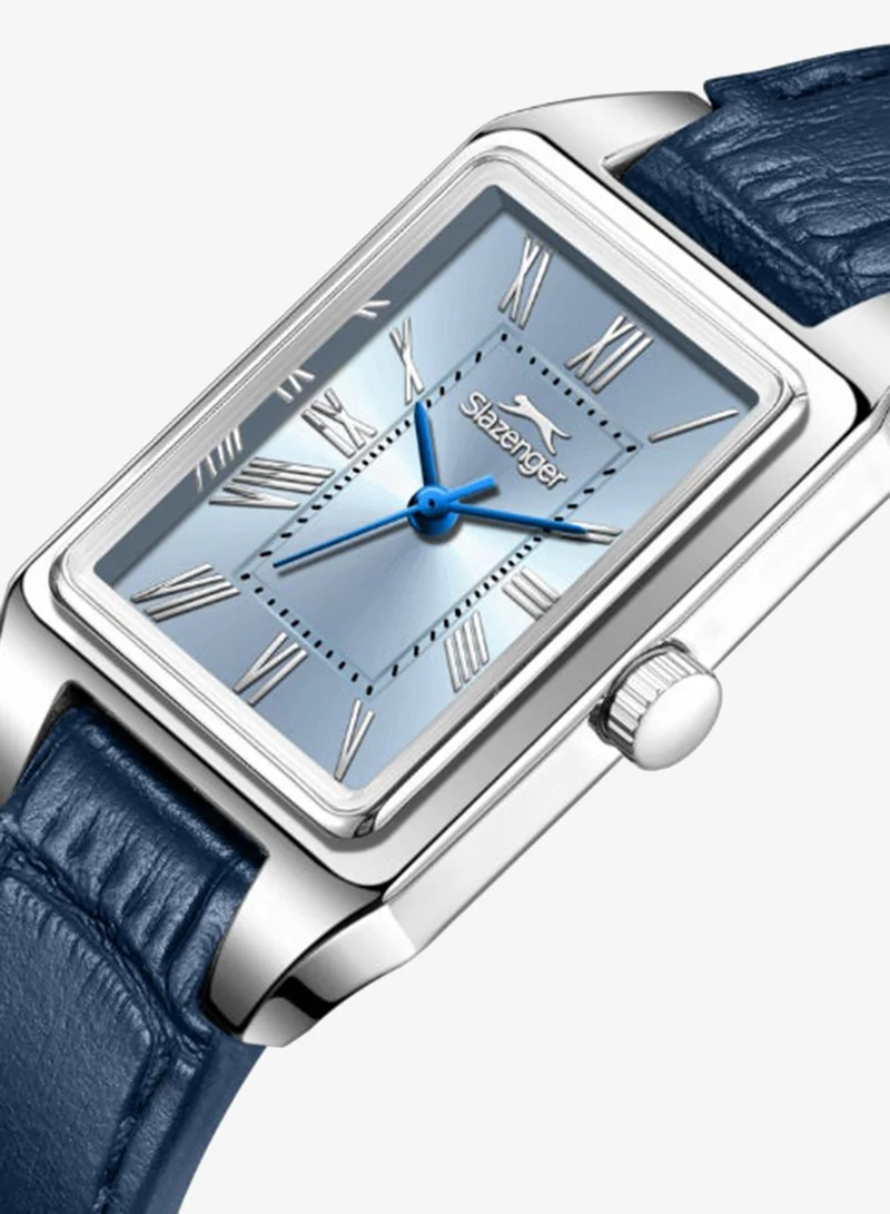 Slazenger blue Women's Leather Analog Watch SL.9.2525.3.07 - 23x39,1 mm for Women | Best Price UAE