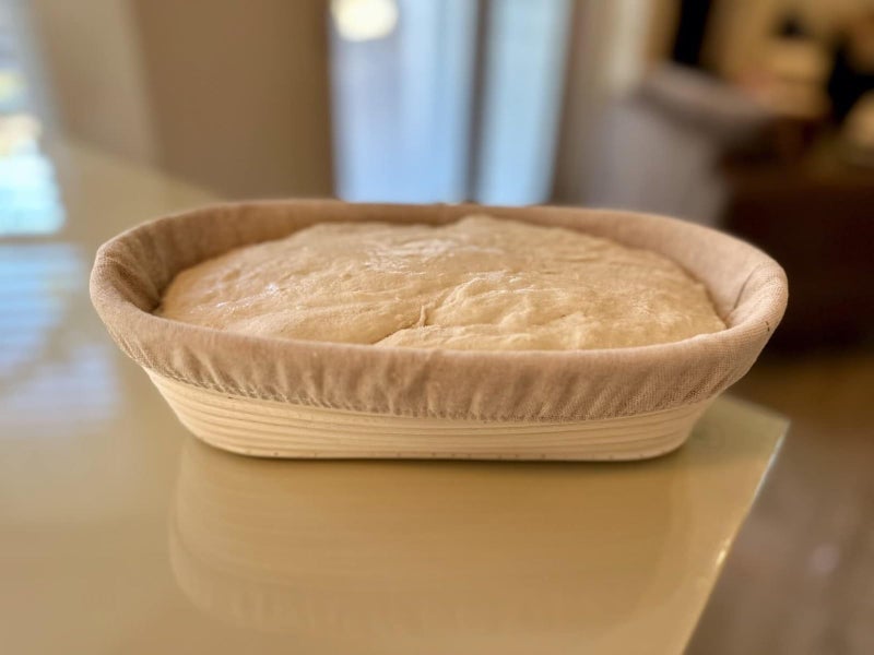 Wwyybfk Banneton Bread Proofing Basket, Sourdough Bread Baking Supplies, Oval Rattan Rising Proofing Baskets Bowls Set of 2, Artisan Sourdough Bread Gifts for Home Bakers - Image 5