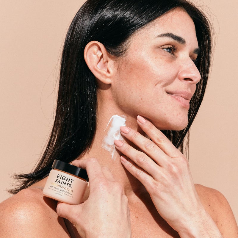 Eight Saints Firm Intentions Anti Aging Neck Cream, Natural & Organic, For Firming Skin and Reducing Wrinkles, 2 Ounces - Image 3