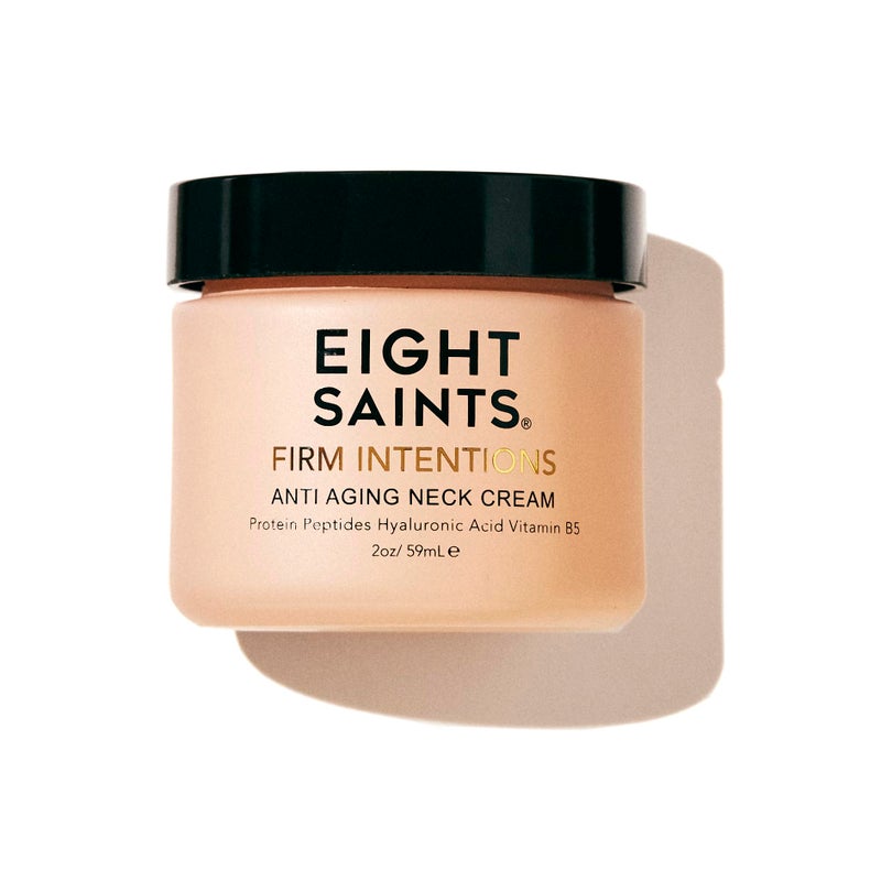 Eight Saints Firm Intentions Anti Aging Neck Cream, Natural & Organic, For Firming Skin and Reducing Wrinkles, 2 Ounces - Image 1