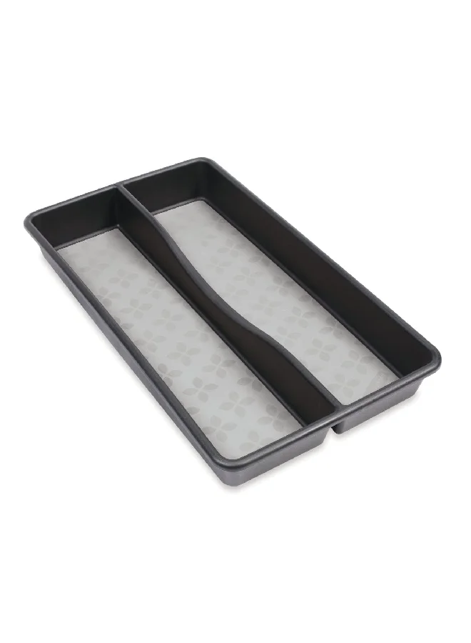 Rubbermaid Dishwasher Safe Rectangular No Slip Gadget Tray Black 1.94 x 8.69 x 15 Inch 2104446