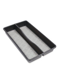 Rubbermaid Dishwasher Safe Rectangular No Slip Gadget Tray Black 1.94 x 8.69 x 15 Inch 2104446 