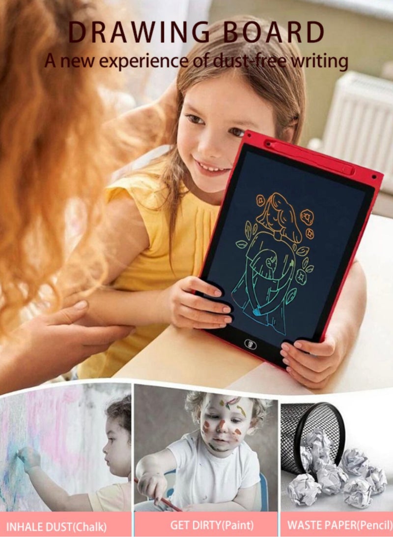 Generic LCD Writing Tablet Doodle Board, 10inch Colorful Drawing Pad for Kids, Mess Free Coloring for Toddlers, Toys Gifts for 3 4 5 6 7 8 Year Old Girls Boys - Image 4
