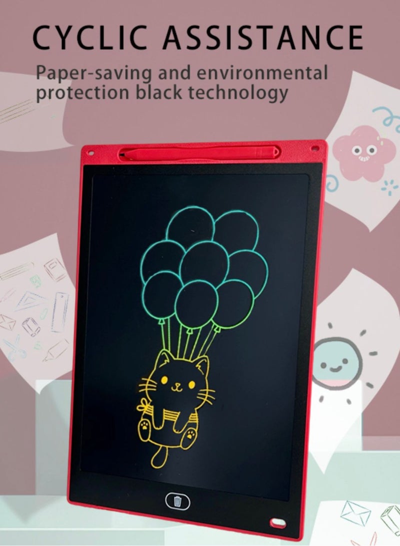Generic LCD Writing Tablet Doodle Board, 10inch Colorful Drawing Pad for Kids, Mess Free Coloring for Toddlers, Toys Gifts for 3 4 5 6 7 8 Year Old Girls Boys - Image 2