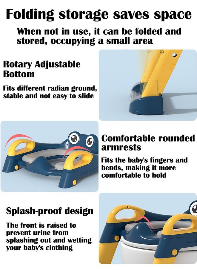 ZCM-HAPPY - Adjustable Ladder Children's Potty Toilet Training Folding Seat - Image 1