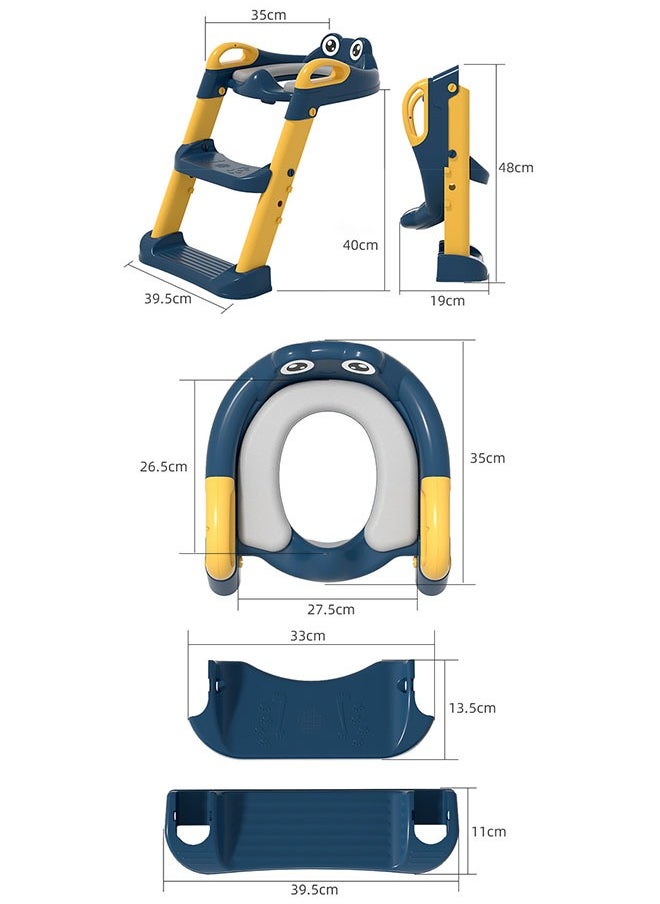 ZCM-HAPPY - Adjustable Ladder Children's Potty Toilet Training Folding Seat - Image 1