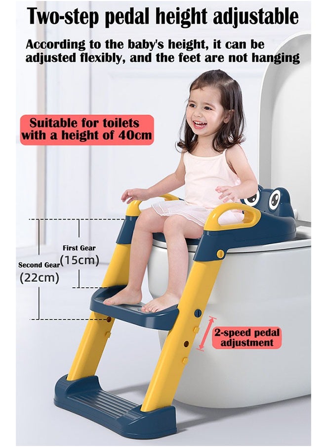 ZCM-HAPPY - Adjustable Ladder Children's Potty Toilet Training Folding Seat - Image 1