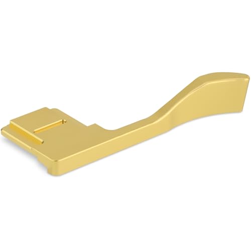 Haoge Metal Thumb Up Rest Hand Grip for RICOH GR IV GR4 GR III GR3 4 GRIIIX GR3 X HDF Camera Accessories Gold Hot Shoe Thumb Up THBGR4LG - Image 1