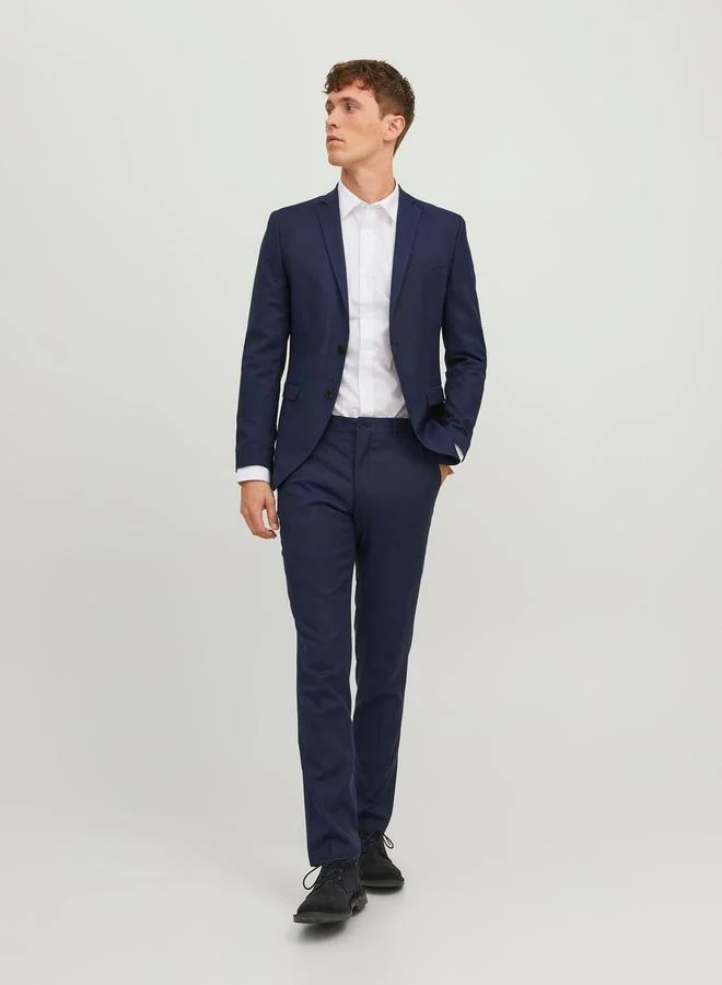 JACK & JONES Solid Slim Fit Collared Shirt