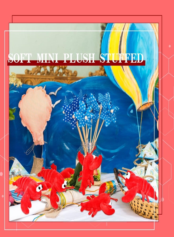Flahard 16 Pack Cute Lobster Stuffed Animal Soft Mini Plush Lobster Toy Keychain Lobster Crab Hanging Ornaments for Kid Boy Girl Wallet Backpack Party Favors Goodie Bag Birthday Gift - Image 5