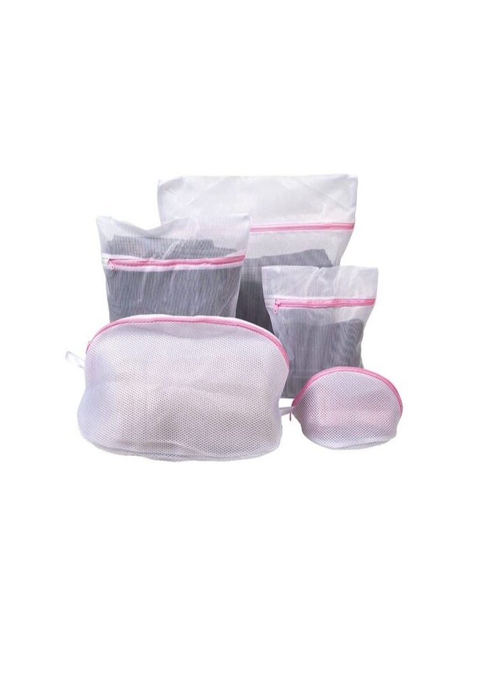 Homesmiths Homesmiths Mesh Laundry Bag Set Of 5 Pieces  - Image 4