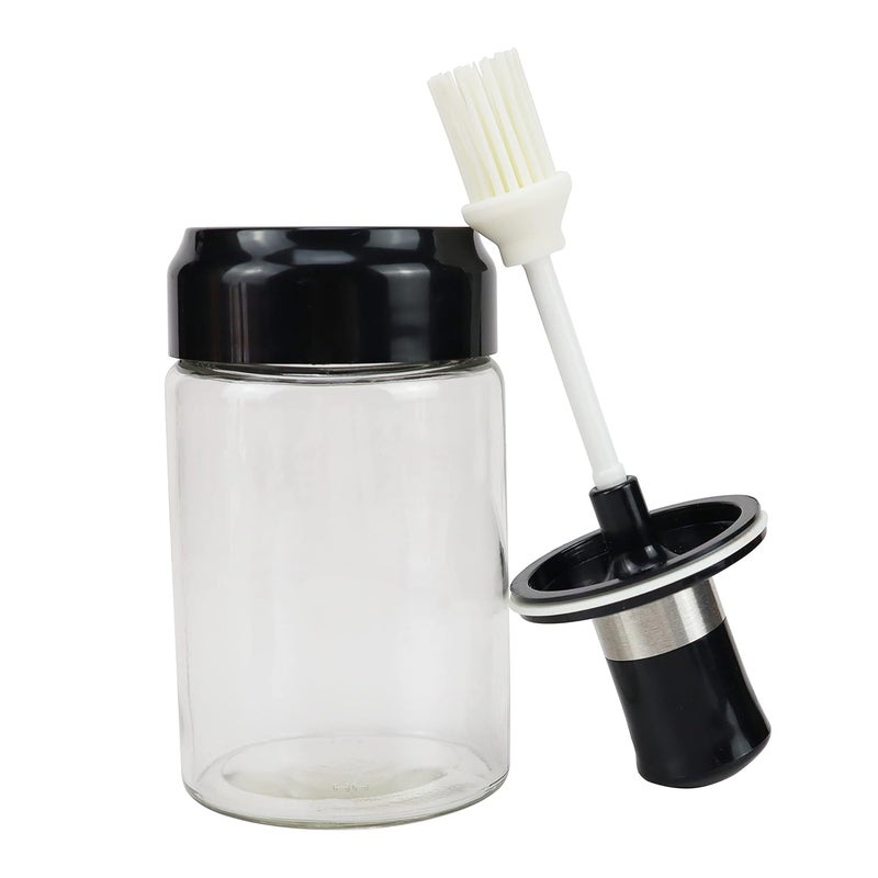 EIKS Excelity Oil Bottle with Silicone Brush for Cooking BBQ Kitchen - Image 4