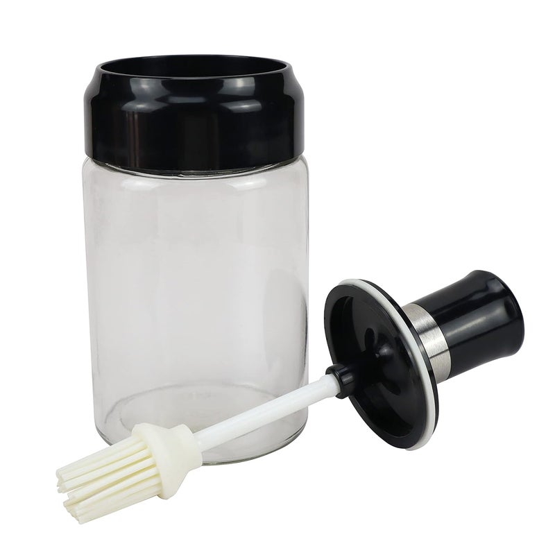 EIKS Excelity Oil Bottle with Silicone Brush for Cooking BBQ Kitchen - Image 3