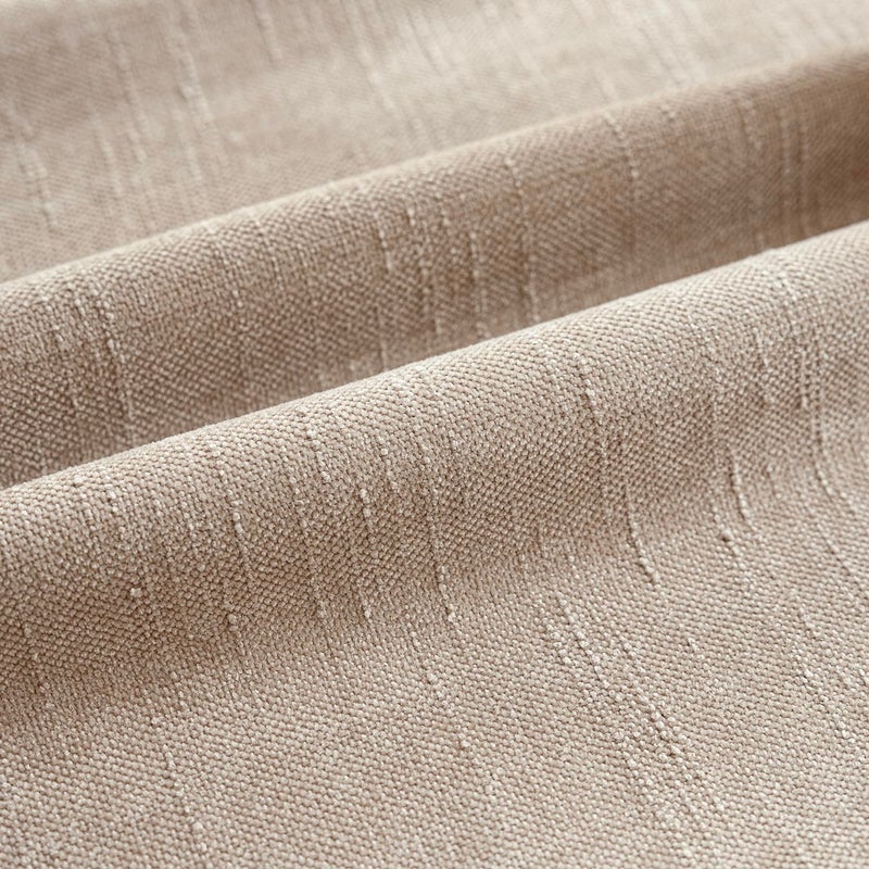 Foindtower Foindtower Set of 2 Textured Chenille Throw Decorative Pillow Covers Square Accent Solid Cushion Cover Neutral Farmhouse Lumbar Pillow Case for Couch Sofa Bedroom Living Room 12x20 Inch Cream Camel  - Image 2