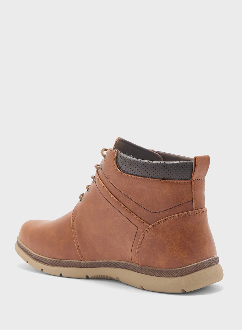 Seventy Five Casual Lace Up Boots