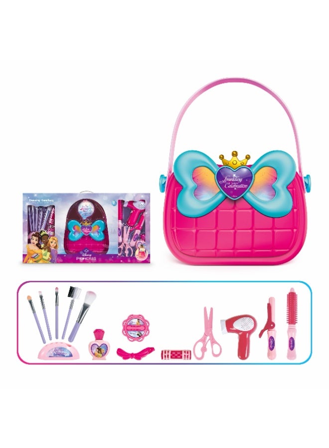 Disney Princess Handbag and Beauty Playset | Pretend Play | Fashion Styling | Make Up Playset | Interactive Playset | Imaginative Play | Role Play  | Gift for Kids - Image 1