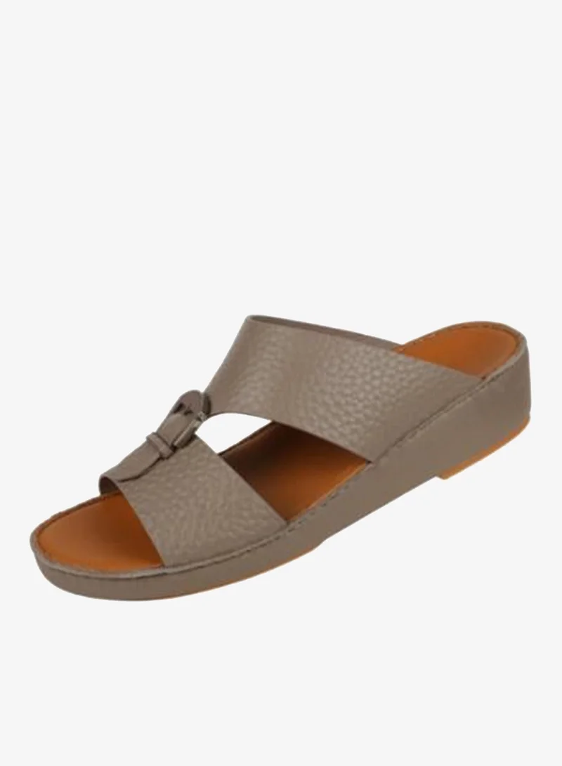 008-3713 Barjeel Uno Mens Arabic Sandals BS 34 Taupe