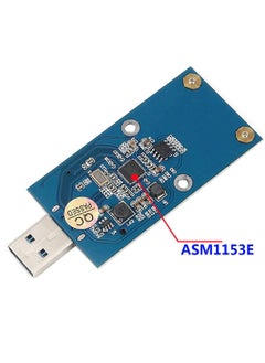 erorex Mini PCI-E mSATA to USB 3.0 External SSD PCBA Conveter Adapter Pen Driver Card with Case  - Image 2