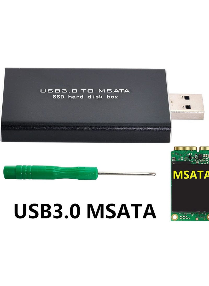 erorex Mini PCI-E mSATA to USB 3.0 External SSD PCBA Conveter Adapter Pen Driver Card with Case  - Image 3