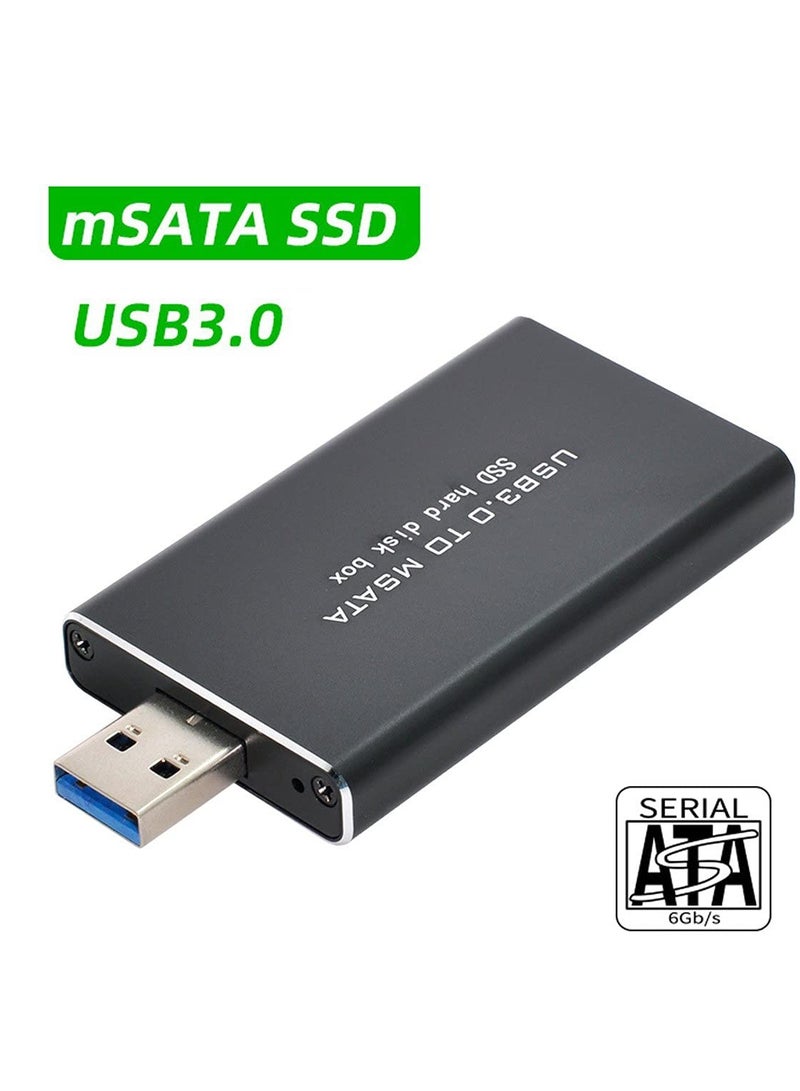 erorex Mini PCI-E mSATA to USB 3.0 External SSD PCBA Conveter Adapter Pen Driver Card with Case  - Image 5