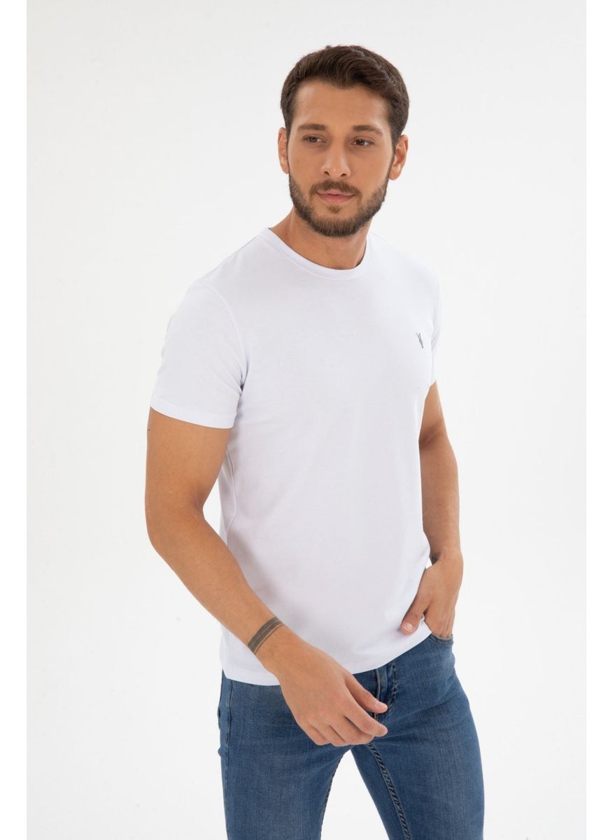 Four Man Cotton Textured 5 Piece T-Shirt Set  - Image 3